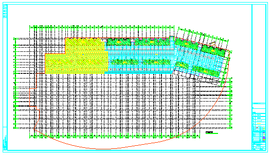 高层框架剪力墙住宅商业车库结构图_图1