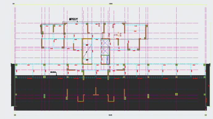 某地剪力墙城市综合体结构B9施工图CAD图纸_图1