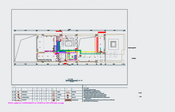 福建新中式别墅样板房空调系统图-图二