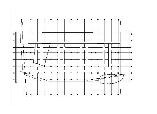 广场暖通-五层空调水系统平面图_图1