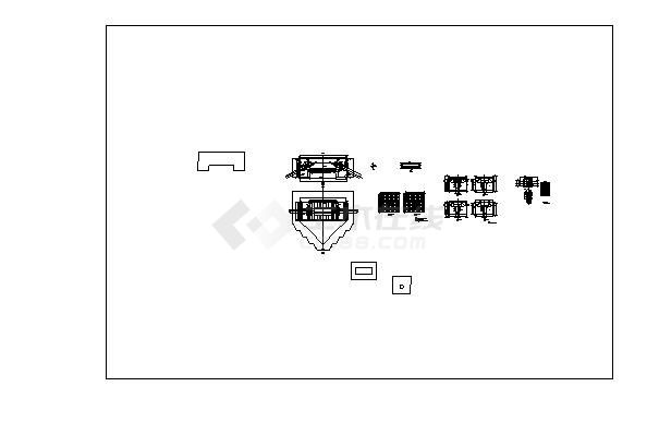 公轨两用高低塔双索面钢桁梁斜拉桥索塔L6-7节段钢锚箱构造图-图二