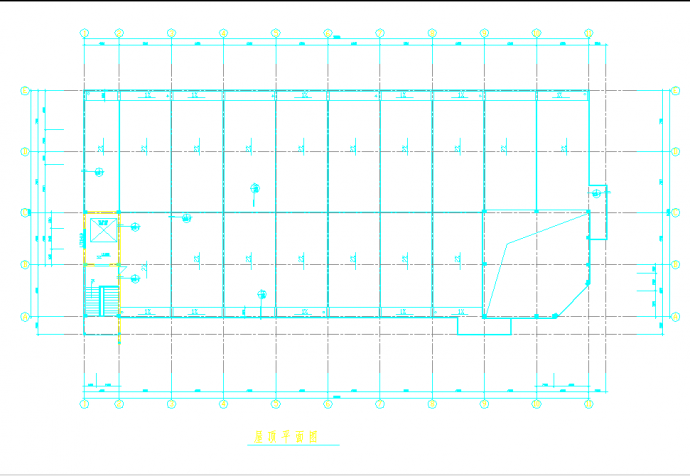 某地2677.9平米三层框架办公楼工程量计算及施工组织CAD图纸_图1