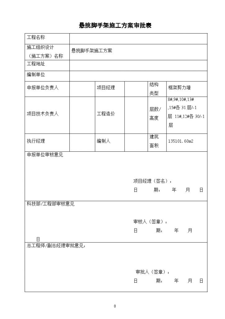 [河南]建筑工程悬挑脚手架施工方案-图一