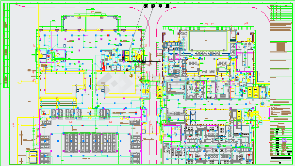 无锡万达文旅城弱电方案设计CAD图-图二