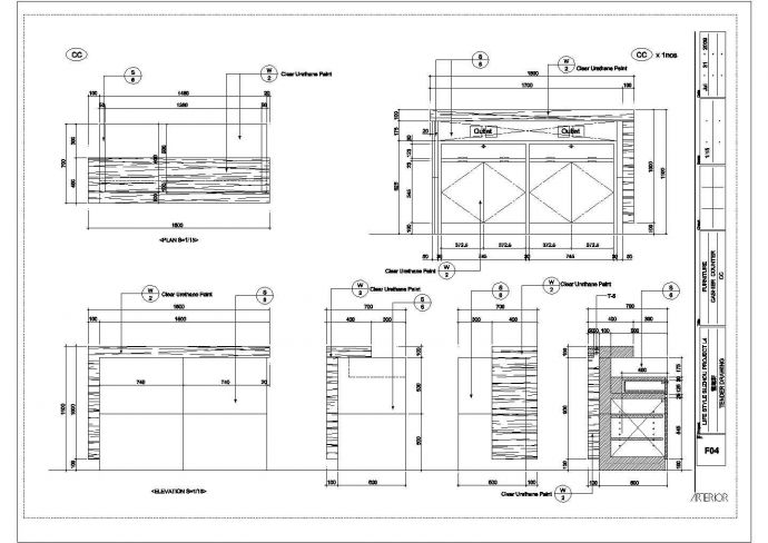 某火锅店设计施工CAD构造详细节点图纸_图1