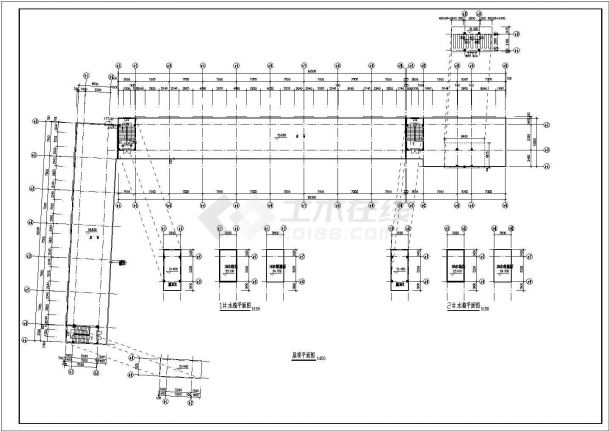 某多层砖混结构大学宿舍设计cad全套建筑施工图（甲级院设计）-图一