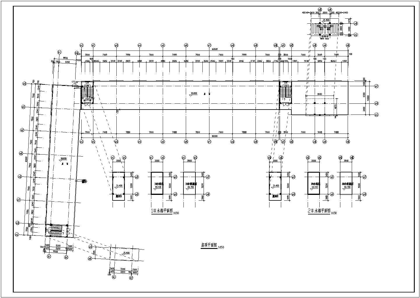 某多层砖混结构大学宿舍设计cad全套建筑施工图（甲级院设计）