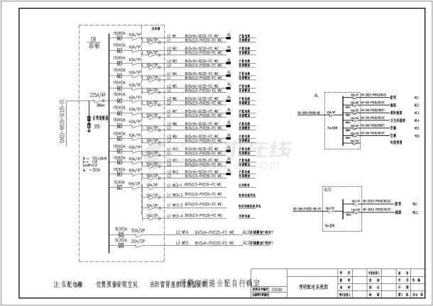 某多层砖混结构住宅楼配电设计cad全套电气施工图（含设计说明，含强电、弱电设计）-图一