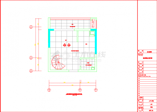 某地万达精装房设计施工图CAD图纸-图二