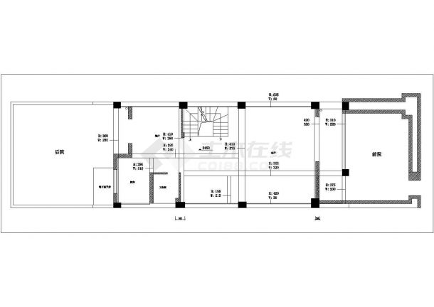 某新中式别墅样板房装修系统规划cad施工图-图二