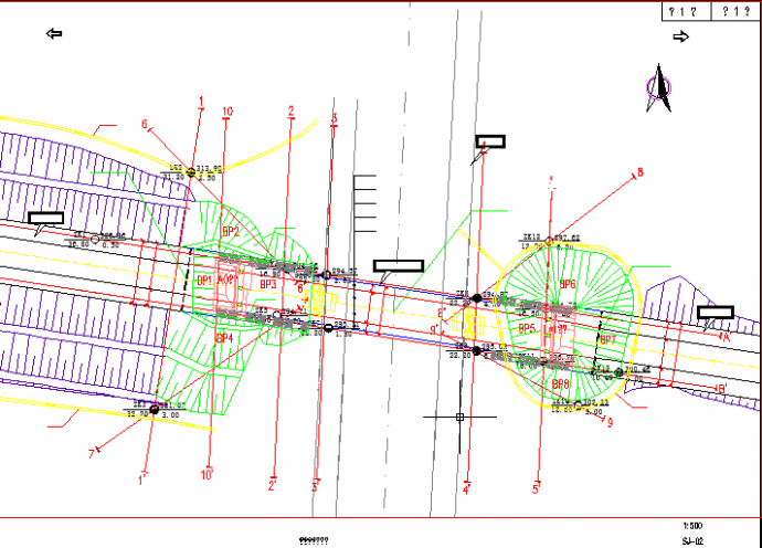 某地城市支路跨线桥超限高边坡施工图含计算cad图_图1