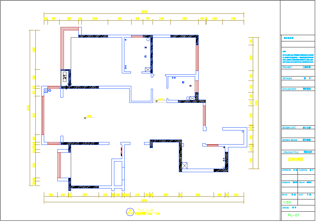 某地浙江现代风私人住宅装修CAD施工图水电图CAD图纸