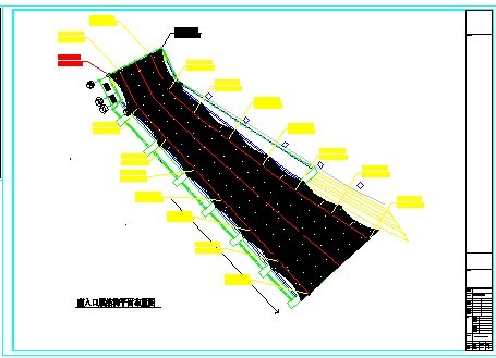 钢骨架式膜结构地下通道入口结构施工图_图1