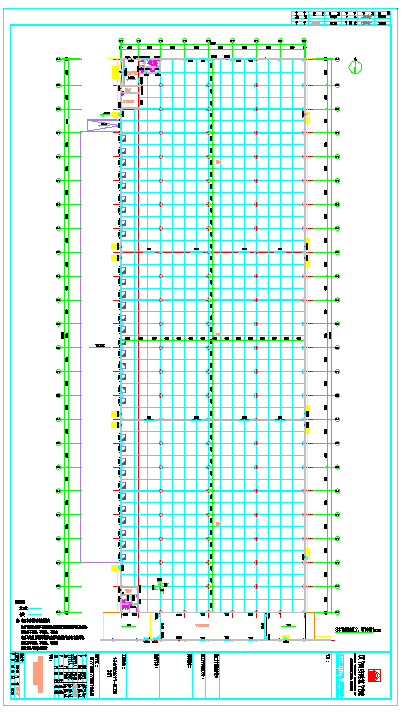 单层门式刚架物流仓库建筑施工图