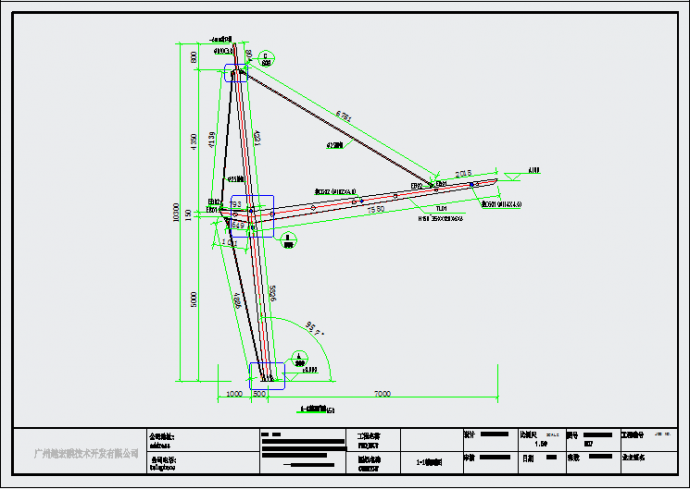 车棚膜结构施工图（图纸齐全）_图1