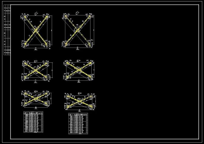 某四层钢框架结构厂房结构设计施工图_图1