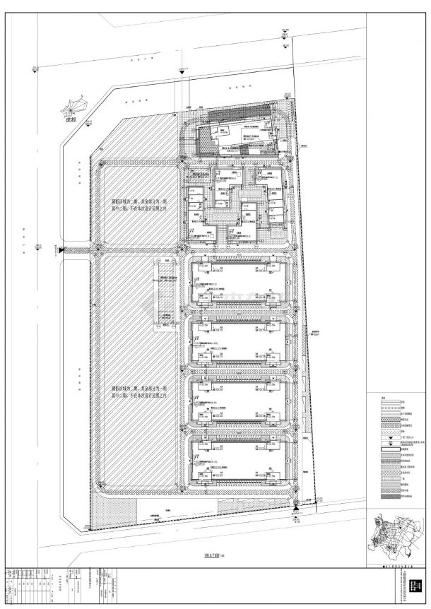 新兴工业园标准厂房项目总图CAD图.dwg-图一