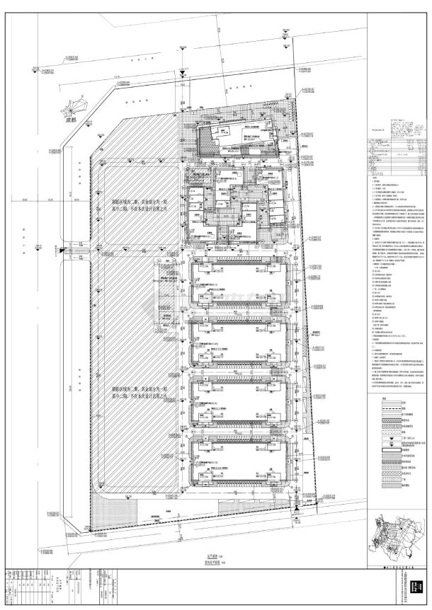 新兴工业园标准厂房项目总图CAD图.dwg-图二