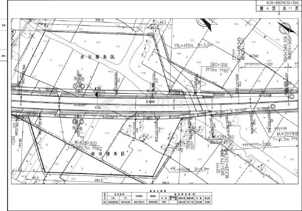 杭州湾跨海大桥北岸连接线工程第2合同总体设计图4CAD图.dwg-图一