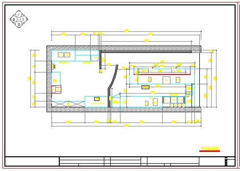 最新最全，某奶茶店店面装修施工设计方案CAD施工图纸