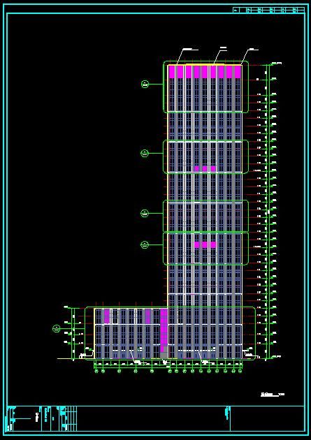 A04地块34层超高层金融办公含停机坪建筑结构设计施工图-图二