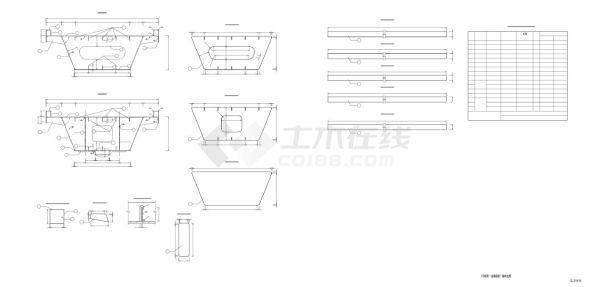 3号桥第一联钢箱梁一般构造图-图一