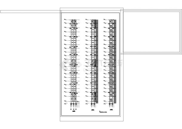 高层钢结构电梯加装改造电梯结构图-图一