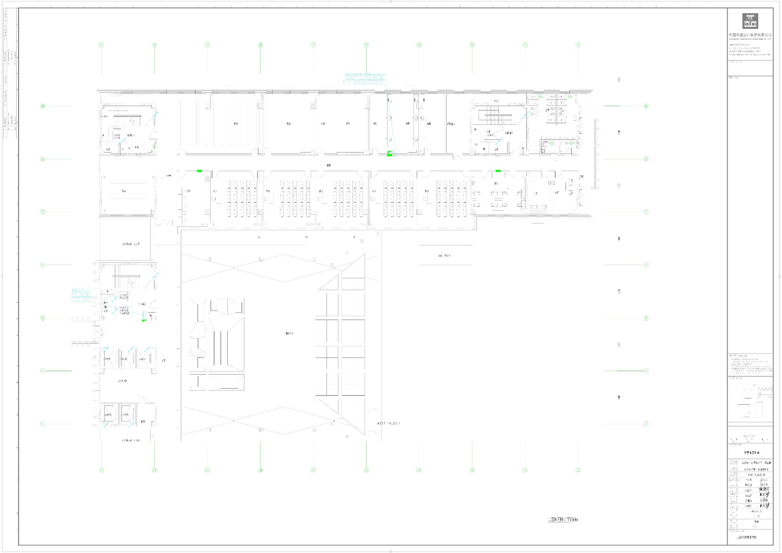 白定医院2层智能照明平面图CAD