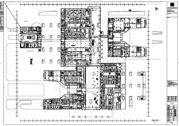 拉萨市白定医院项目一期工程-1F弱电平面CAD图.dwg-图一