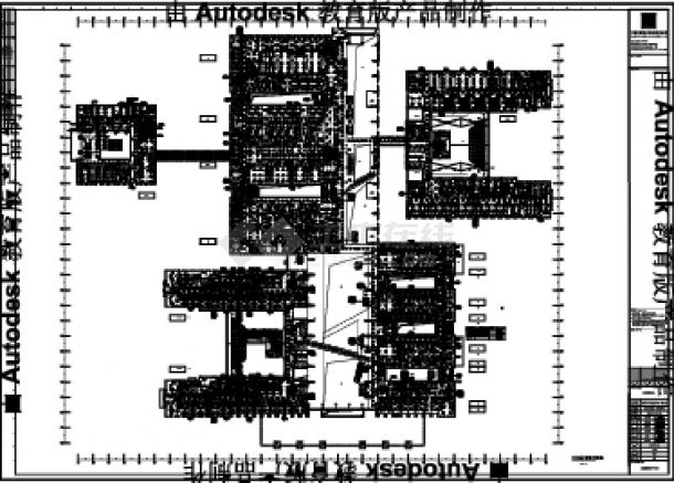 拉萨市白定医院项目一期工程-3层照明平面CAD图.dwg-图一