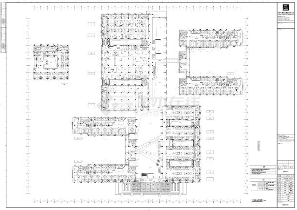 拉萨市白定医院项目一期工程-3层采暖CAD图.dwg-图一