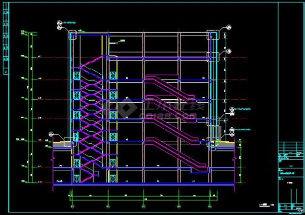 A04地块4层配套商业建筑结构设计施工图-图一