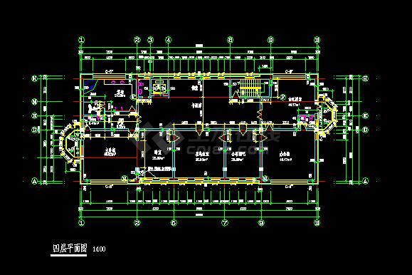 某地区大型世财滨江文园联体别墅建筑施工图（全集）-图二