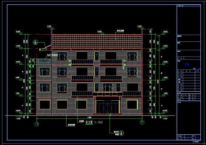 4层独栋别墅建筑结构设计施工图_图1