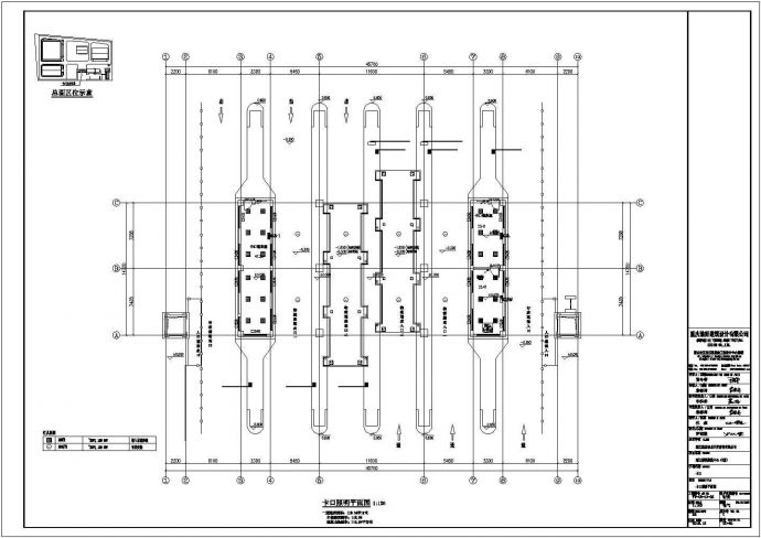 物流中心卡口电气初步设计图_图1