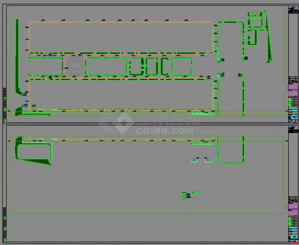 厂房景观绿化种植总平面布置图CAD-图一