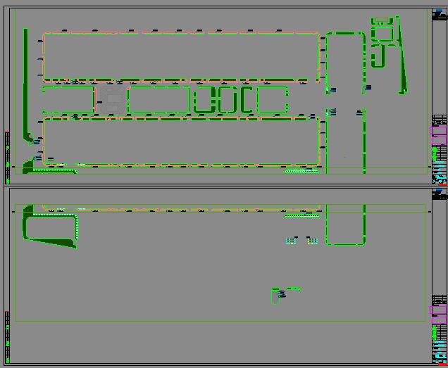 厂房景观绿化种植总平面布置图CAD