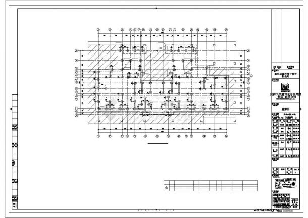 盛雅园住宅楼结构施工CAD图-图一