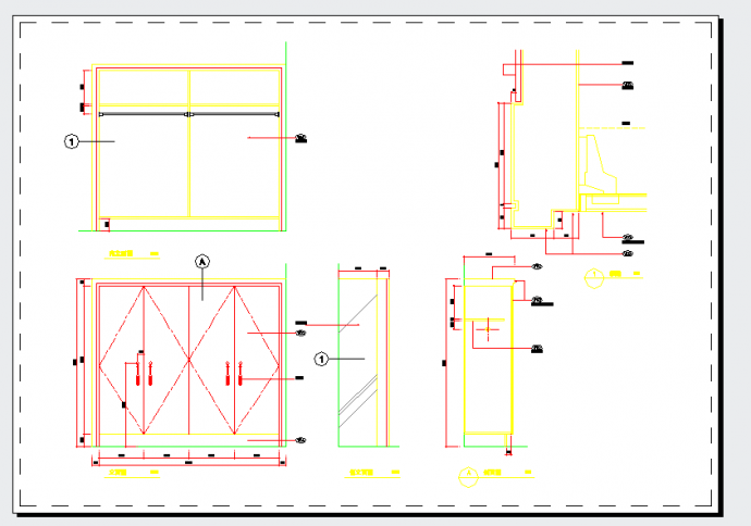 南京温馨简约二层小别墅装修设计CAD图纸_图1