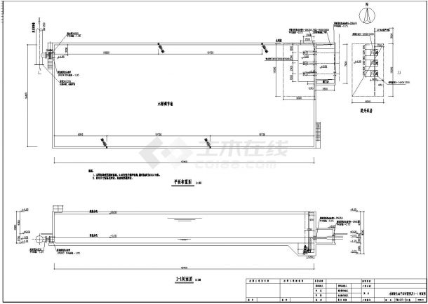 某污水厂全套设计施工图纸-图二