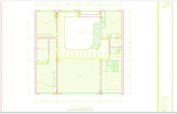 武汉复式住宅设计方案CAD图纸_图1