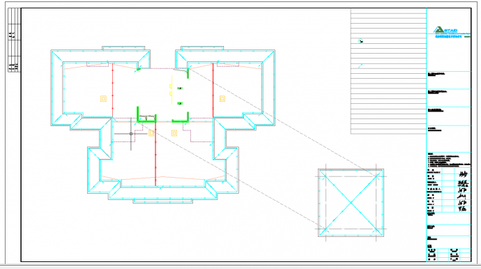 某地23住宅电气施工CAD图纸_图1
