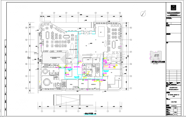 某地标准化厂房电气1楼CAD图纸-图二