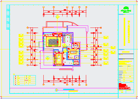 北京天竺澳景园别墅二层平面布置施工CAD图-图一