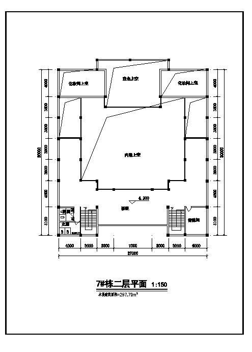 某四合院戏楼建筑方案图_图1