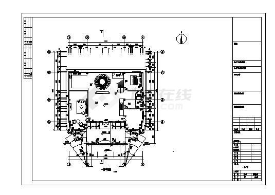  Construction drawing of a European style villa on the fourth floor - Figure 2
