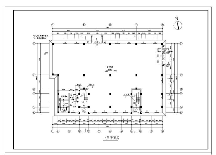 某城市古建筑民居建筑工程布置CAD规划详图_图1