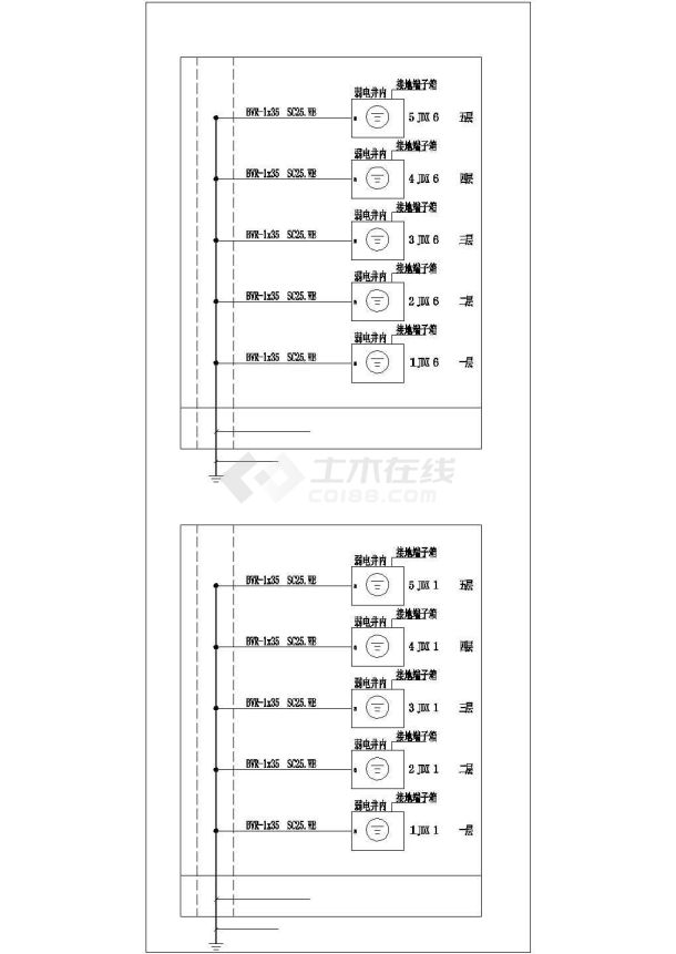 活动中心 救助站 老年公寓区及医疗服务站建筑 弱电-图一