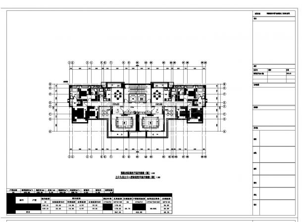 某城市现代建筑工程布置CAD详图-图一