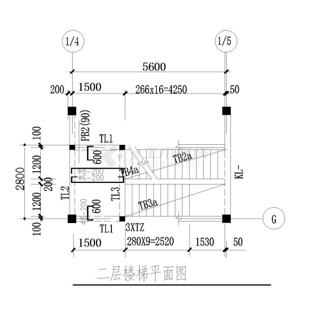 楼梯节点构造详图